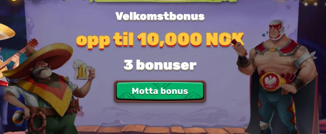 5Gringos Casino velkomstbonus