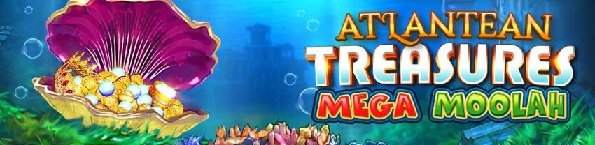 Atlantean Treasures Mega Moolah Banner