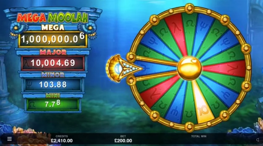 Atlantean Treasures Mega Moolah Jackpot