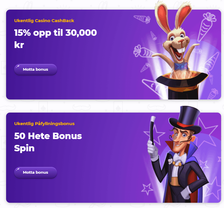 Cadabrus Casino Norge kampanjer