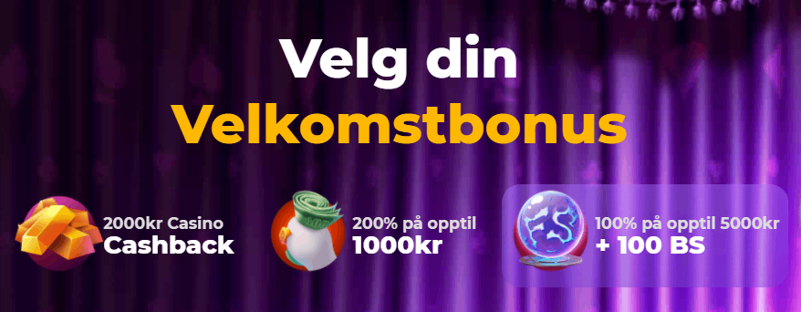 Cadabrus Casino Norge velkomstbonus