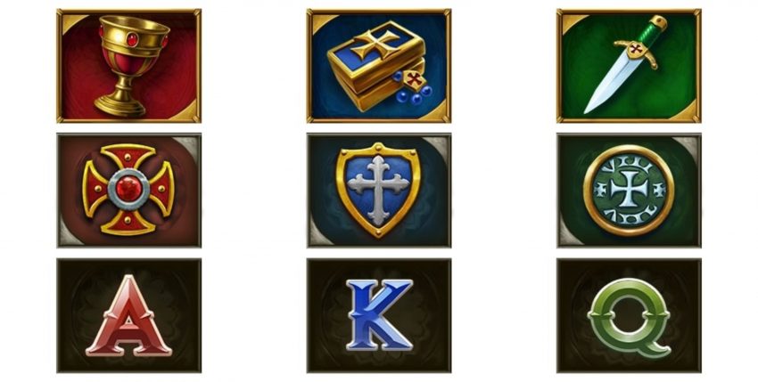 Crusader Elk Studios Symbols