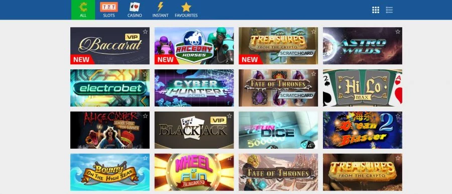 Crypto Casino Games Spill