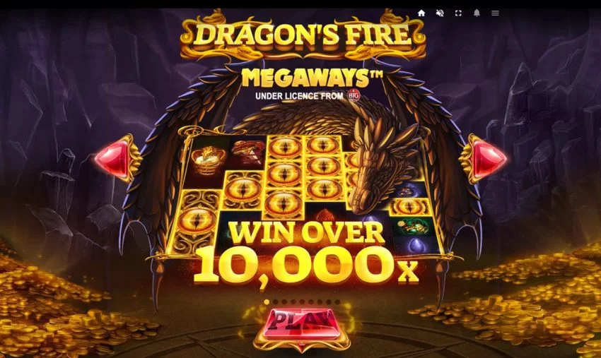Dragons Fire Megaways Red Tiger