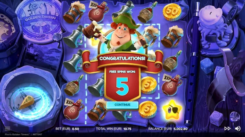 Finns Golden Tavern Freespins