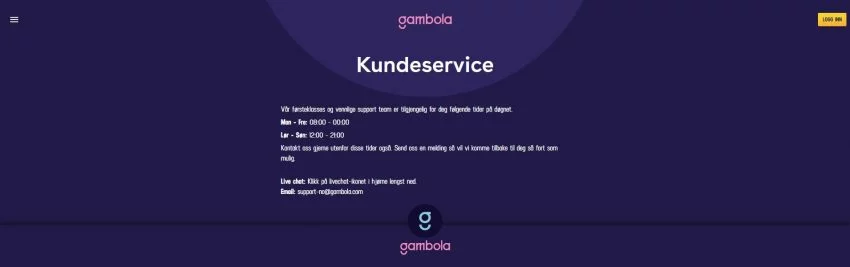 Gambola Support