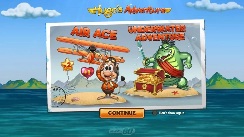 Hugos Adventure Play N Go Intro Screen