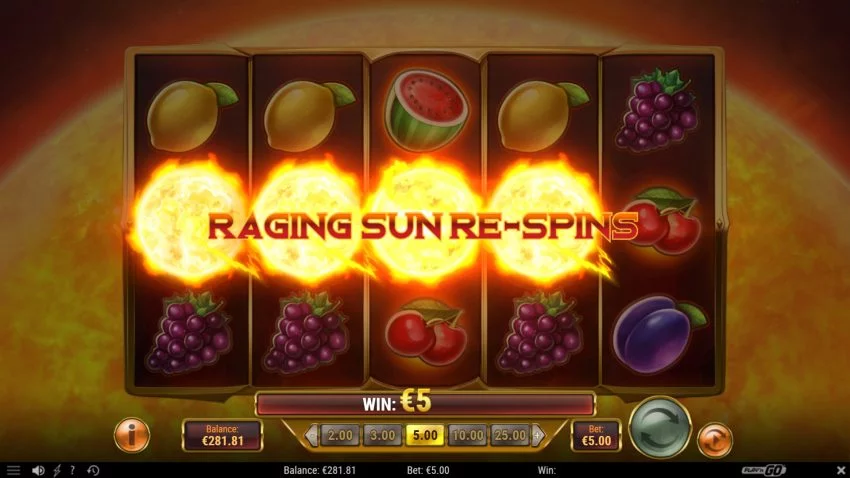 Inferno Star Play N Go Raging Sun Re Spins