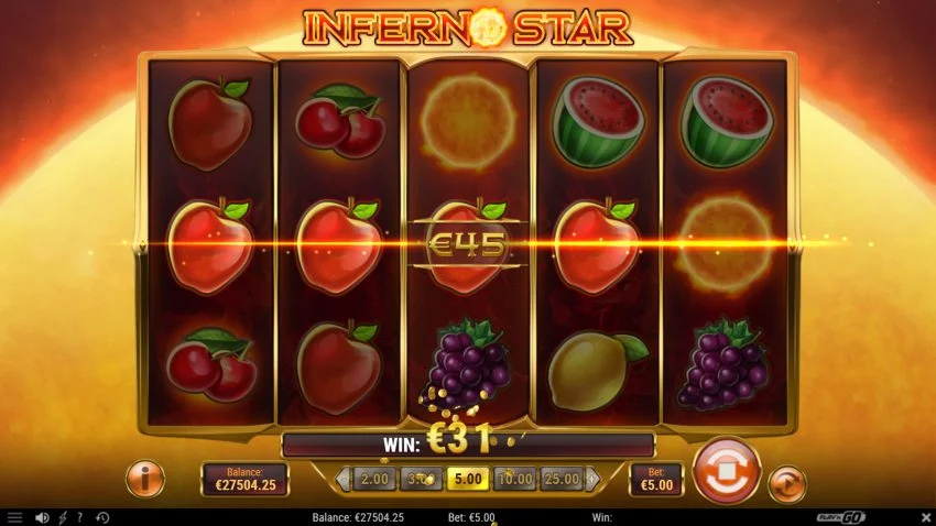 Inferno Star Play N Go Win