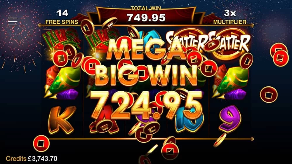 Lucky firecracker big win