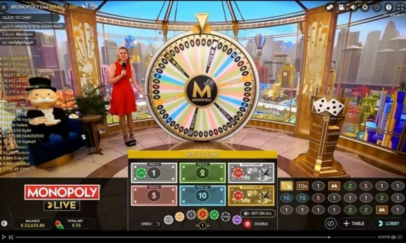 Monopoly Live Evolution Gaming