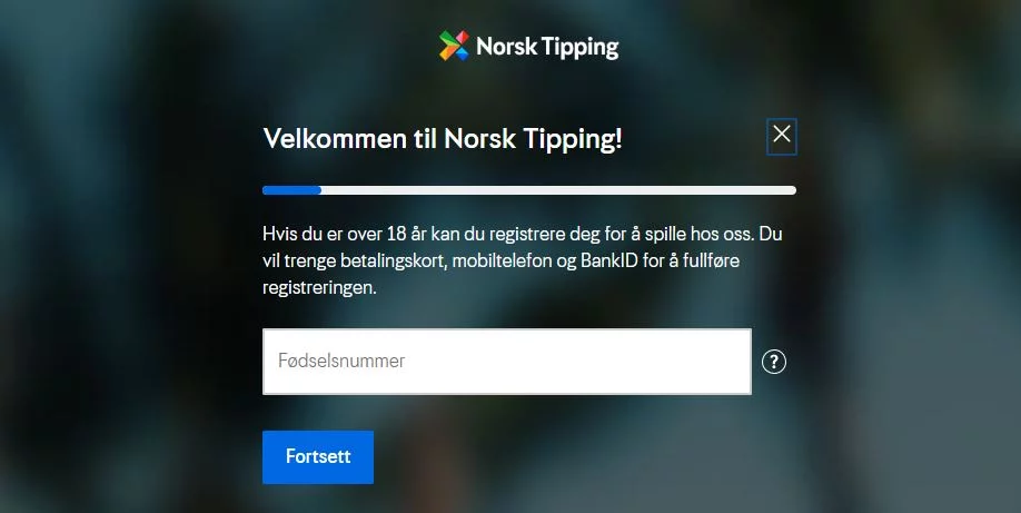 Norsk Tipping Registrering