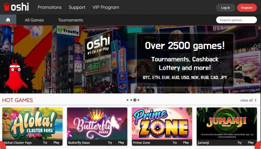 Oshi Casino Design