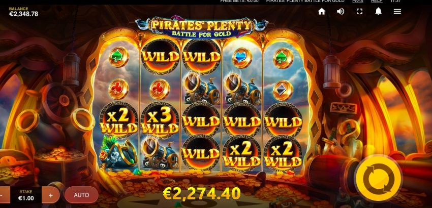 Pirates Plenty Battle for Gold Big Win