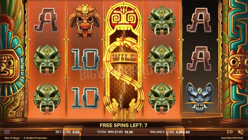 Rise of Maya Freespins