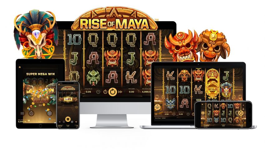 Rise of Maya NetEnt Banner