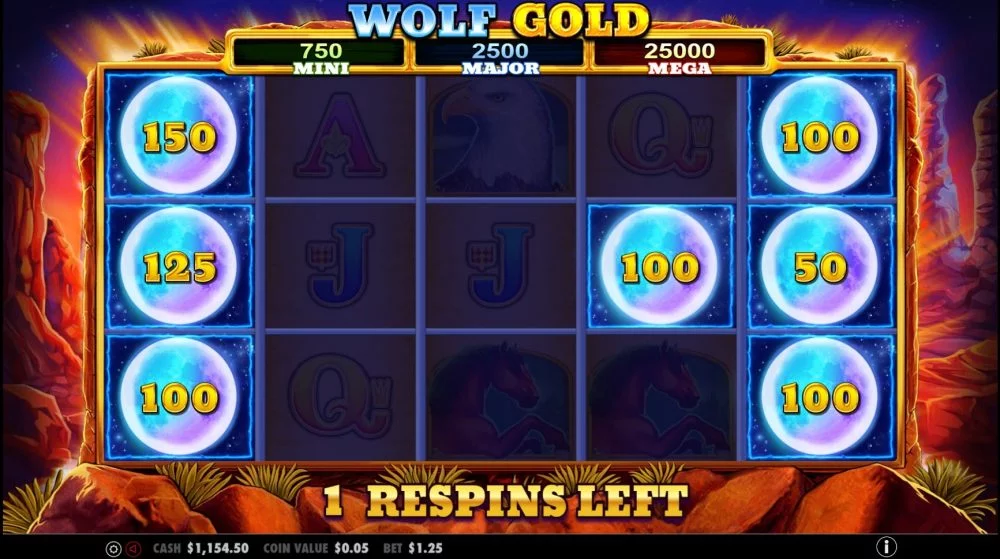 wolf gold progressiv jackpot bonusrunde