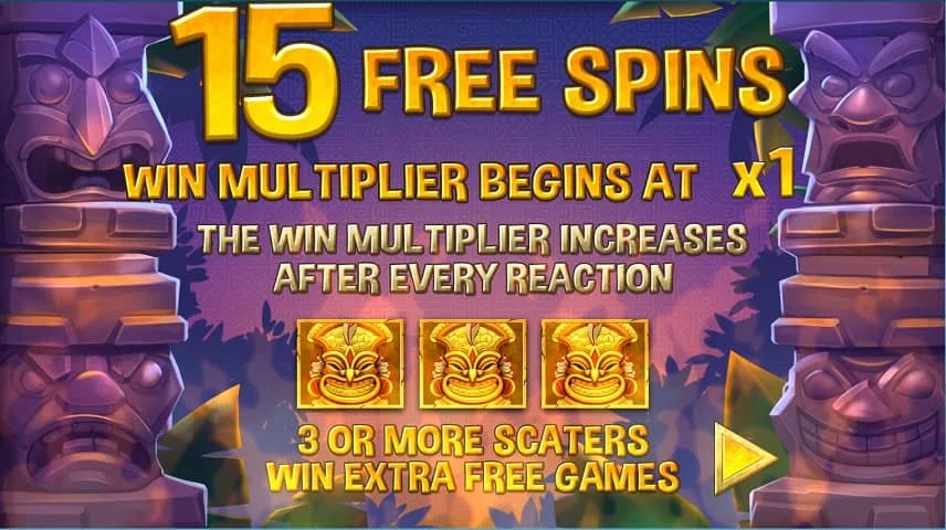 Tiki Treasures Megaways freespins