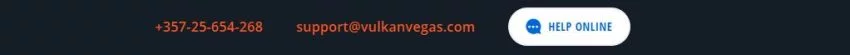 Vulkan Vegas Support