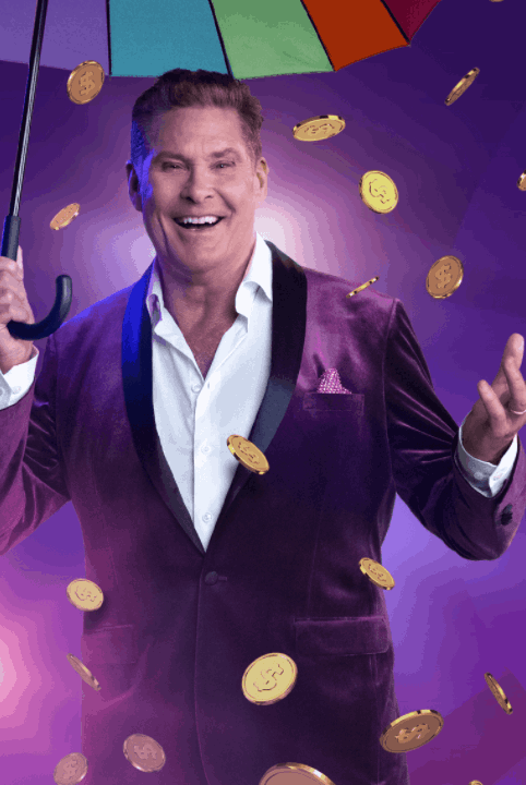 Wheelz casino Norge David Hasselhoff