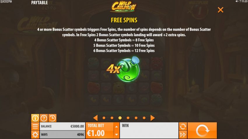 Wild Cauldron Freespins