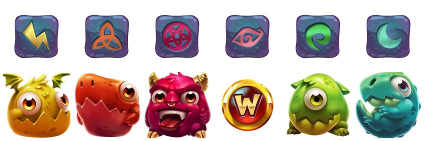 Wild Cauldron Quickspin Symbols