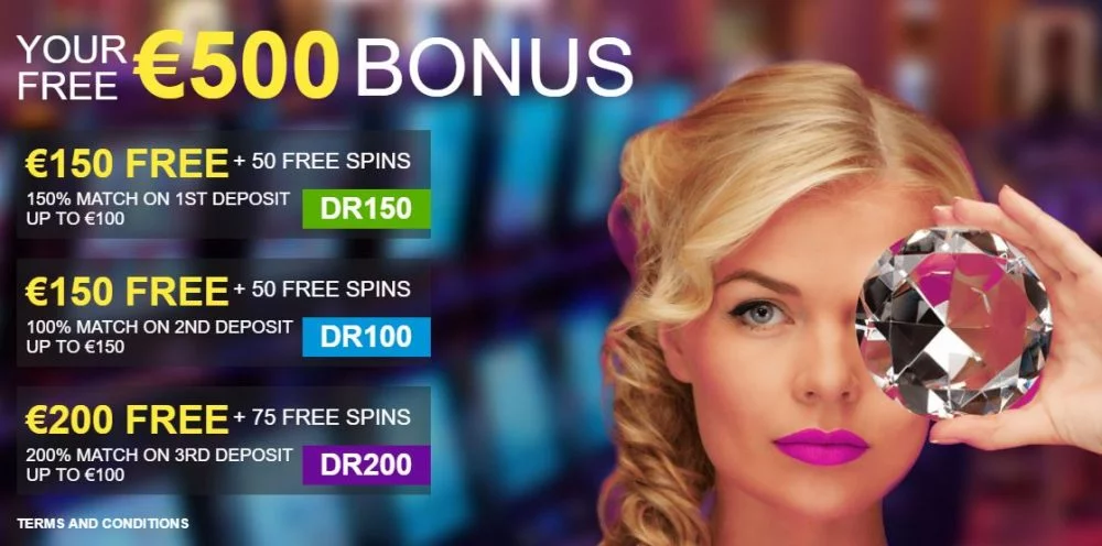 diamond reels casino bonus