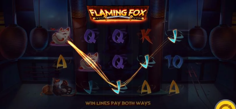 flaming fox spilleautomat