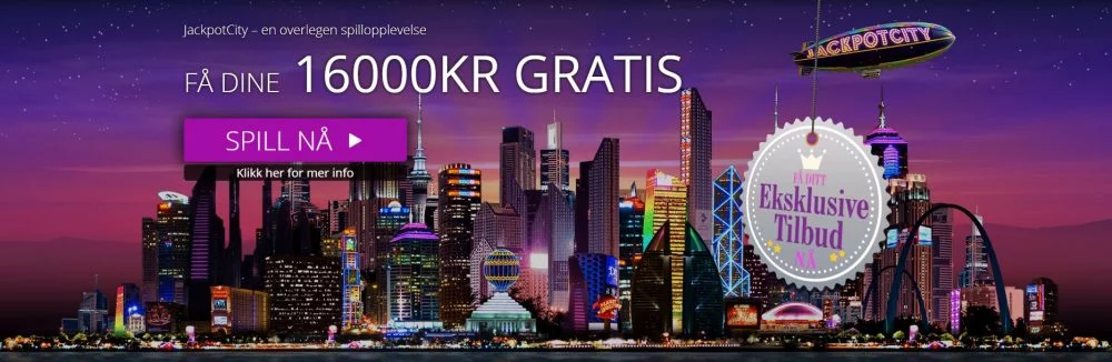 jackpotcity velkomstbonus