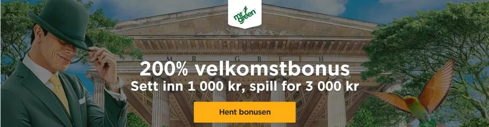 mr green velkomstbonus