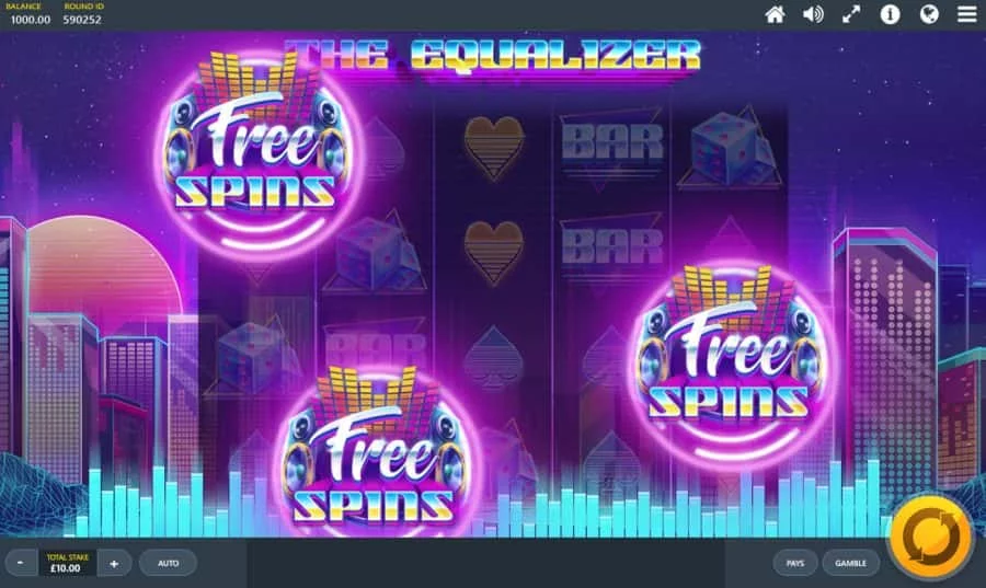 The equalizer free spins